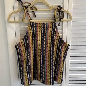 Madewell colorful tie straps tank